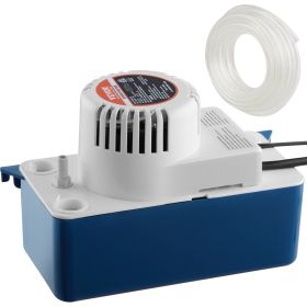 VEVOR Condensate Removal Pump, 1/30 HP, 100 GPH, 24 ft Lift, 115V Automatic AC Condensation Pump with Safety Switch & 20' Tubing for Air Conditioner
