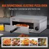 VEVOR Electric Countertop Pizza Oven 12-inch, 1500W Commercial Pizza Oven with 0-60 Minutes Timer