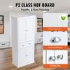 VEVOR 72" Kitchen Pantry Storage Cabinet, Freestanding Utility Cabinets with Doors, Drawer and 3 Adjustable Shelves