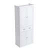 VEVOR 72" Kitchen Pantry Storage Cabinet, Freestanding Utility Cabinets with Doors, Drawer and 3 Adjustable Shelves