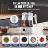 VEVOR Hydrogen Water Pitcher Generator, 1.5 L / 52.8 oz Large Capacity Hydrogen Generator Water Kettle, SPE and PEM Technology