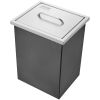 VEVOR Drop in Ice Chest, 14"L x 12"W x 18"H Stainless Steel Ice Cooler, Commercial Ice Bin with Cover, 40 qt Outdoor Kitchen Ice Bar