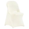 VEVOR Stretch Spandex Folding Chair Covers, Universal Fitted Chair Cover, Removable Washable Protective Slipcovers, for Wedding, Holiday, Banquet