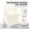 VEVOR Stretch Spandex Folding Chair Covers, Universal Fitted Chair Cover, Removable Washable Protective Slipcovers, for Wedding, Holiday, Banquet