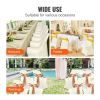 VEVOR Stretch Spandex Folding Chair Covers, Universal Fitted Chair Cover, Removable Washable Protective Slipcovers, for Wedding, Holiday, Banquet